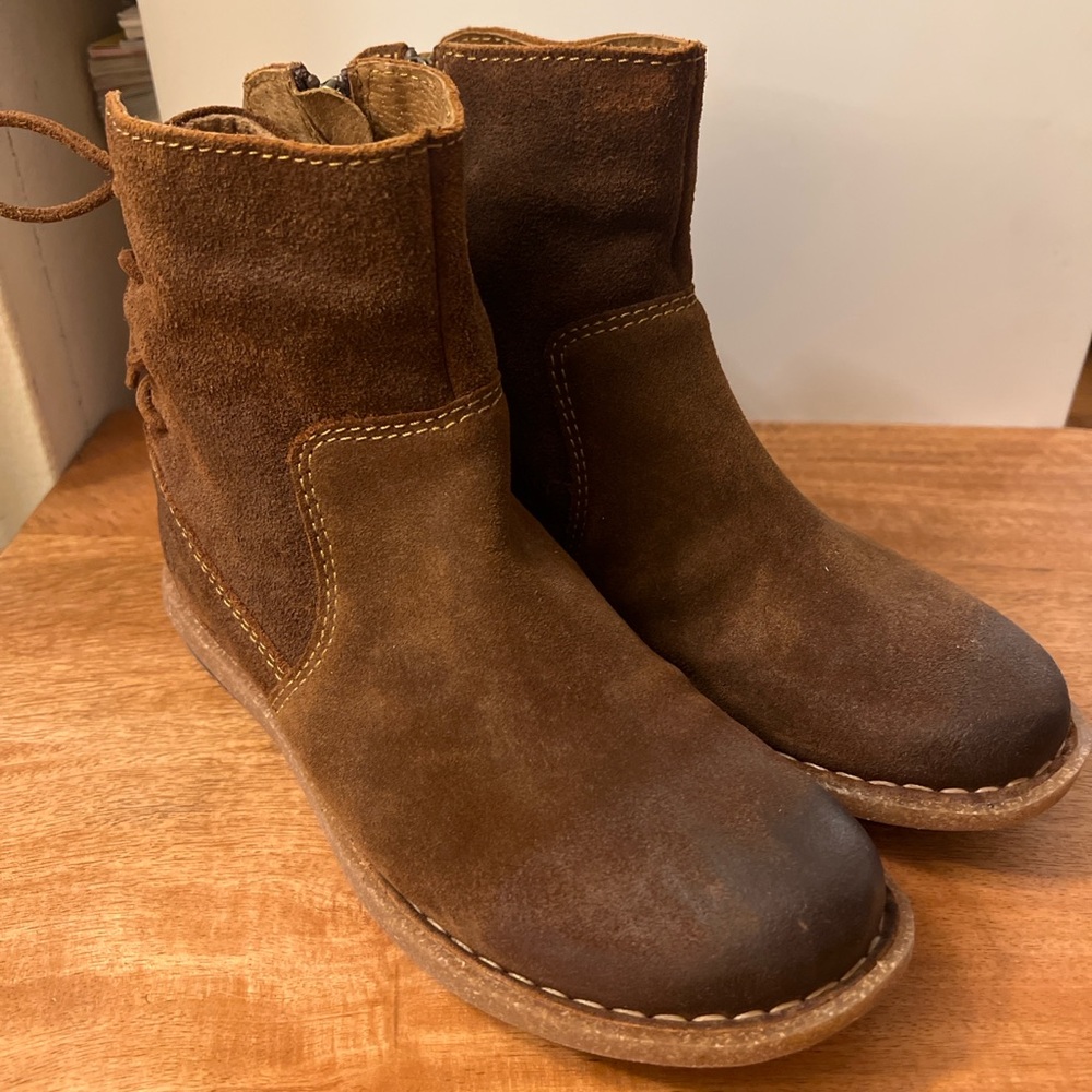 Børn Brown Leather Ankle Boots — Size 9 / EU 40.5 (MW)